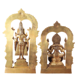 Pure Brass Tirupati Balaji with Padmavathi Thayar Set | 22" Divine Duo | 27.5kg Temple Grade Masterpiece | Sacred Murti Pair | Jaipurio